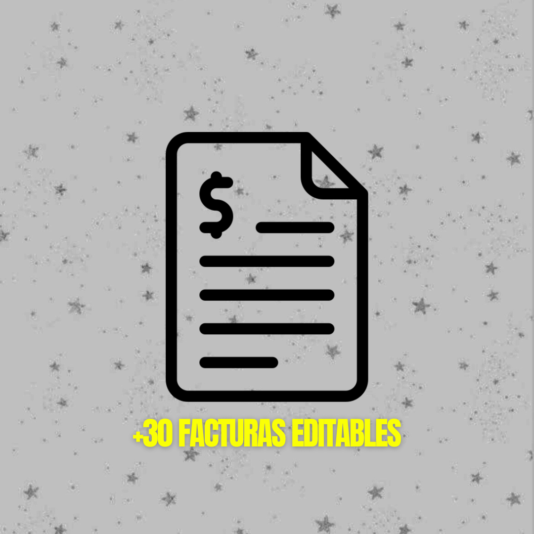 +35 FACTURAS EDITABLES